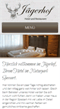 Mobile Screenshot of hoteljaegerhof.de