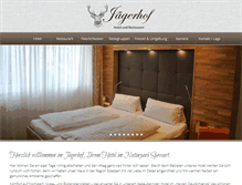 Tablet Screenshot of hoteljaegerhof.de